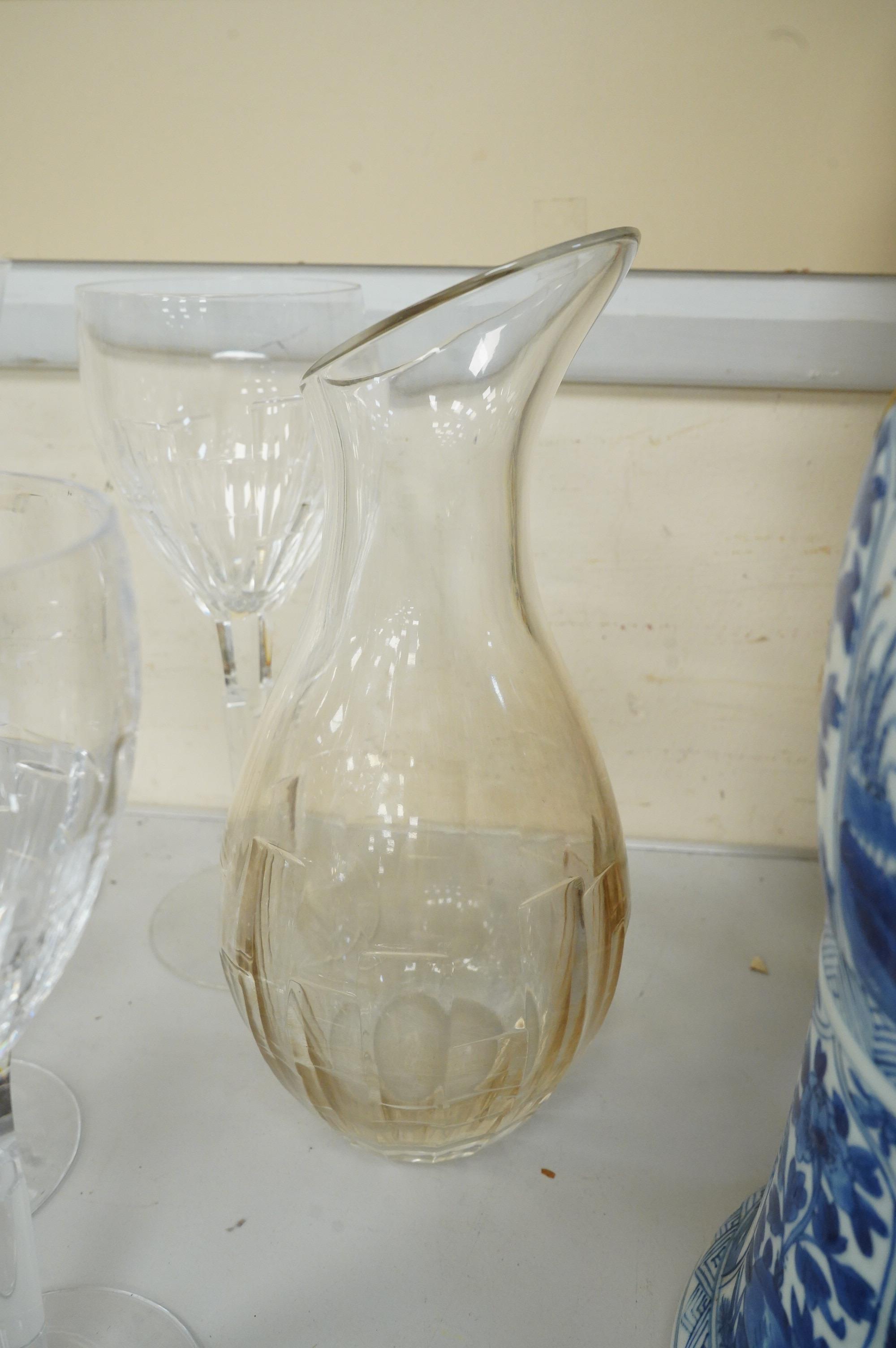 Jasper Conran wine and champagne glasses and a carafe (11)